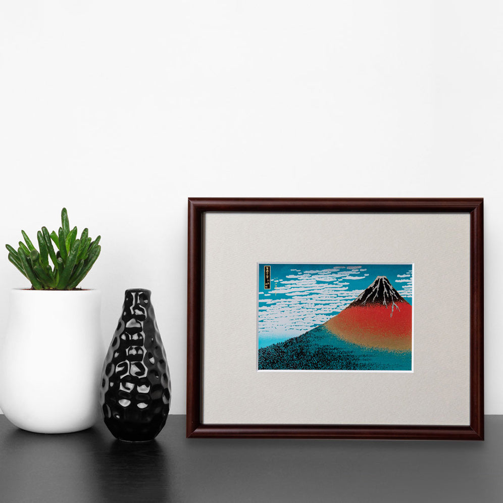 金蒔絵「赤富士（凱風快晴）」 – Shop of Hokusai ｜ 北斎館ネットショップ