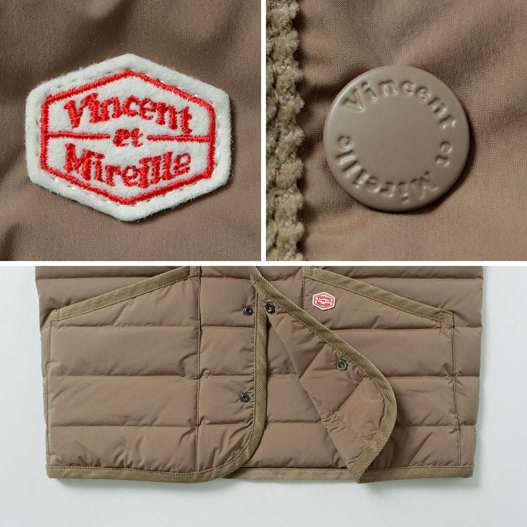 VINCENT ET MIREILLE（ヴァンソン エ ミレイユ） ステッチレスダウン