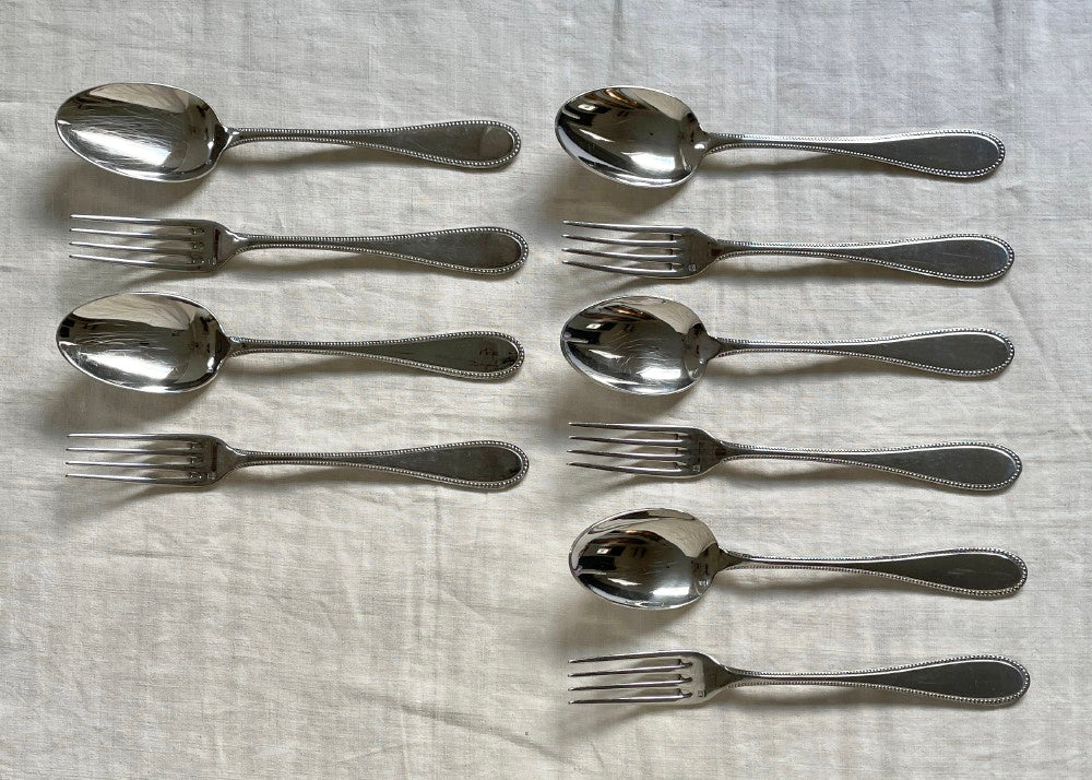 3セットあり！クリストフル社スプーン・フォークセット フランス