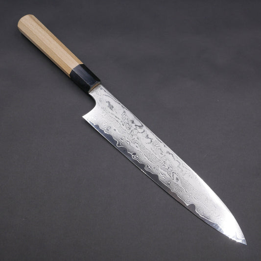 VG10 玉目 ダマスカス 牛刀 黒檀八角柄 – つば屋庖丁店