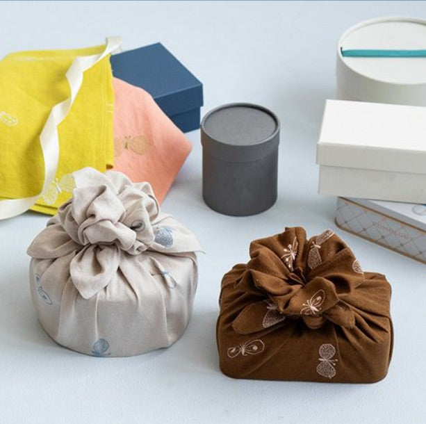 Cho Musubi - 48 Mina Perhonen Linen Embroidery L choucho Brown