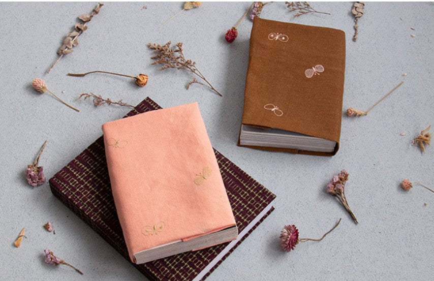 Cho Musubi - 48 Mina Perhonen Linen Embroidery L choucho Brown