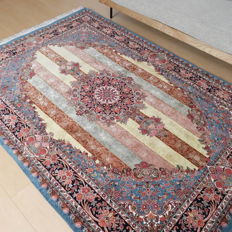 高級ペルシャ絨毯ビジャー 247×173cm（FL-22001） – ギャッベ