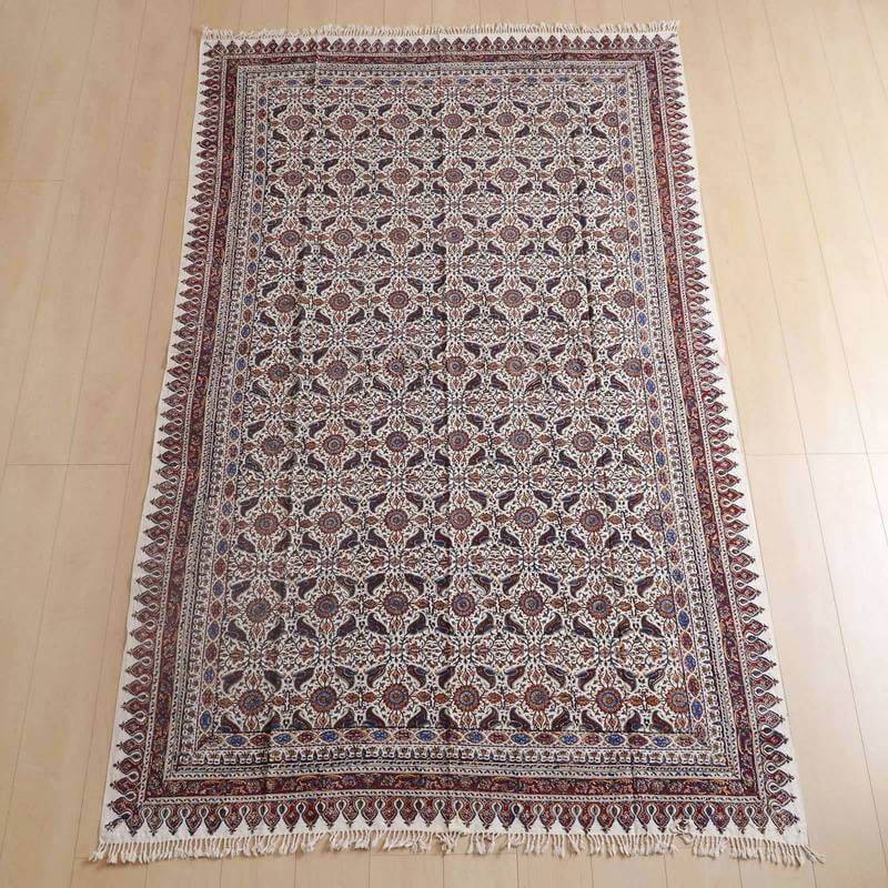 ペルシャ更紗・ガラムカール（イラン手染布）240×160cm(GC-2419