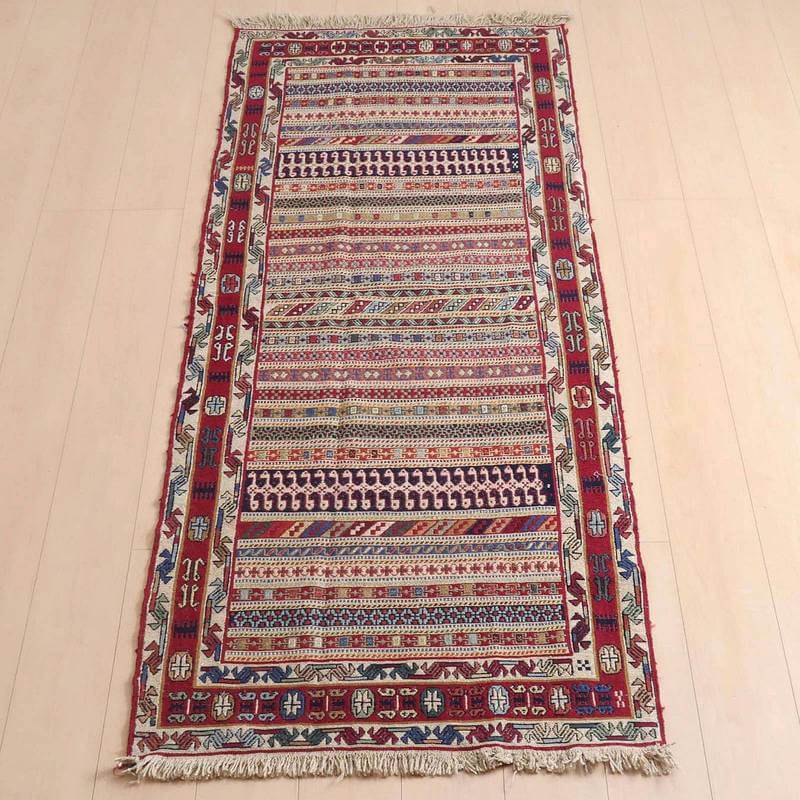 キリム・アゼルバイジャン 200×81cm（KR-140） – ギャッベ＆ペルシャ