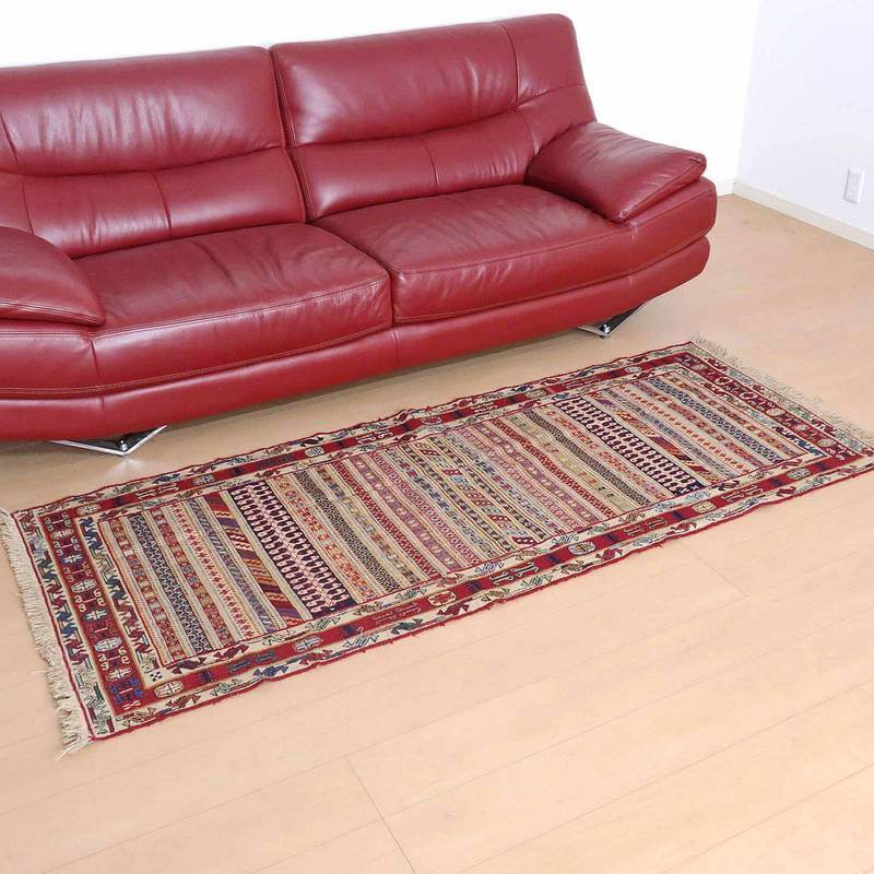 キリム・アゼルバイジャン 200×81cm（KR-140） – ギャッベ＆ペルシャ