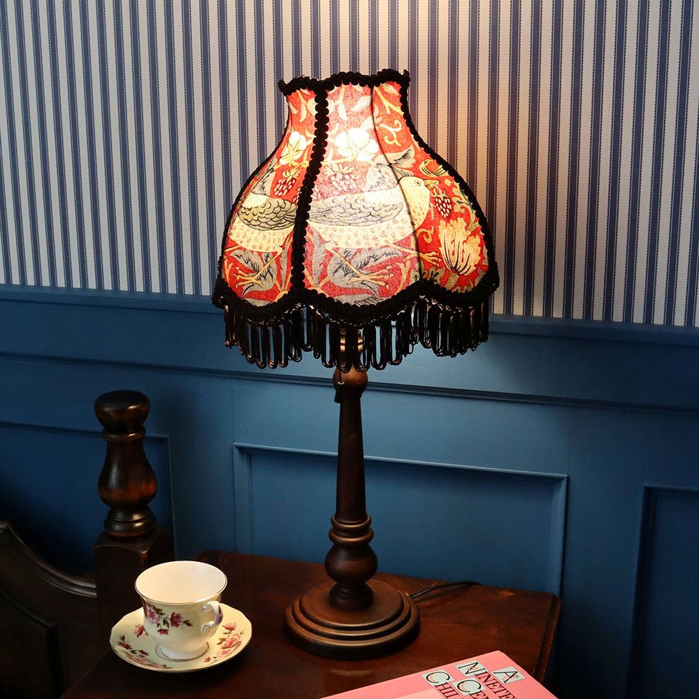 フリンジがオシャレ♪ テーブルランプ（いちご泥棒） CL1-ADS-002STR-R