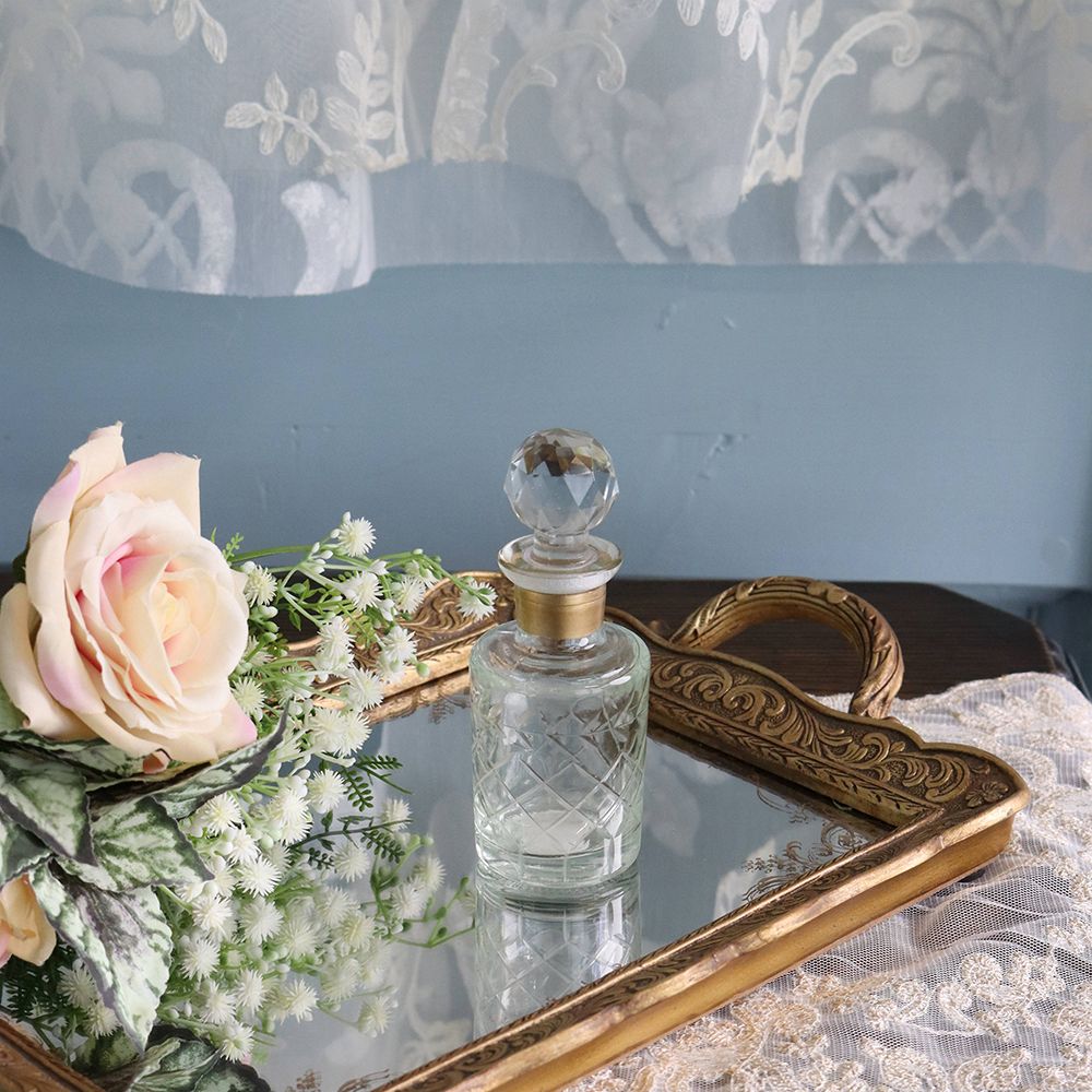 ガラスがキラリ♪ ガラス香水ビン TO1-M15-1051S – アンティーク家具と