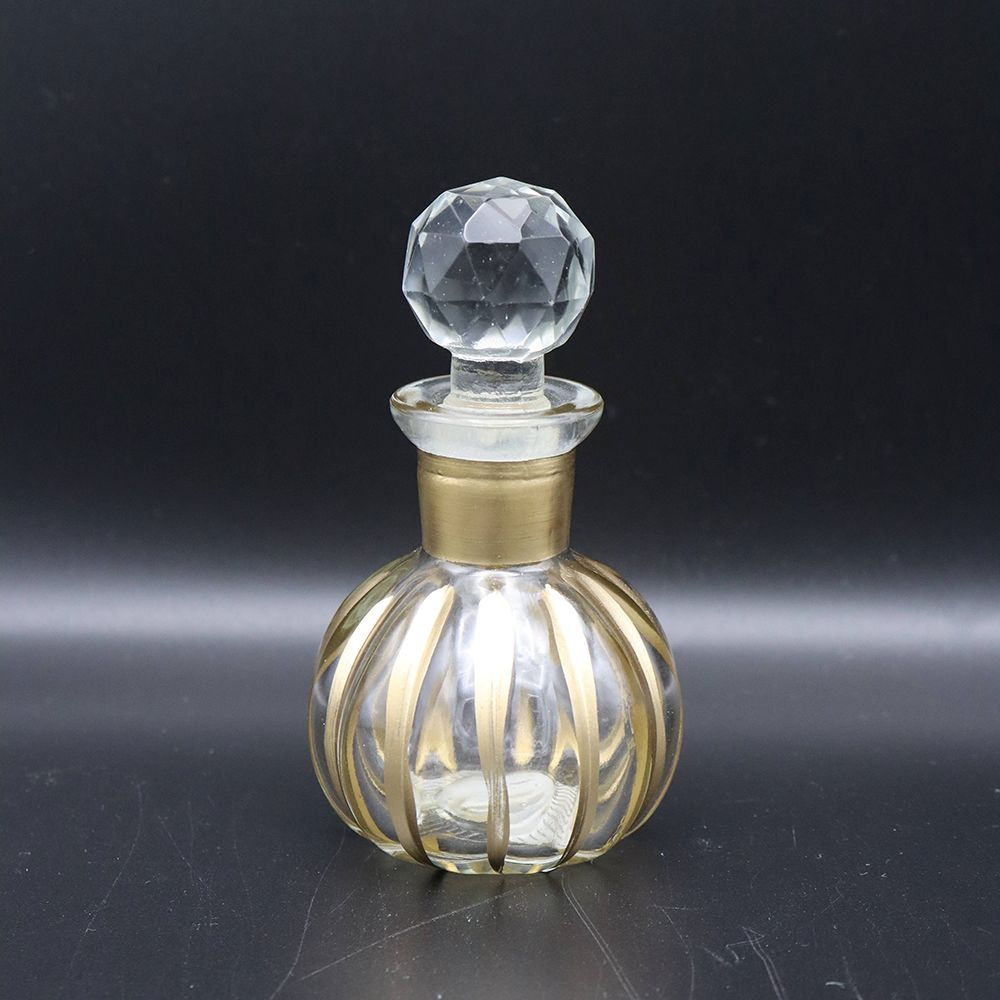 可愛らしい丸い形♪ ガラス香水ビン TO1-M15-1052 – アンティーク家具