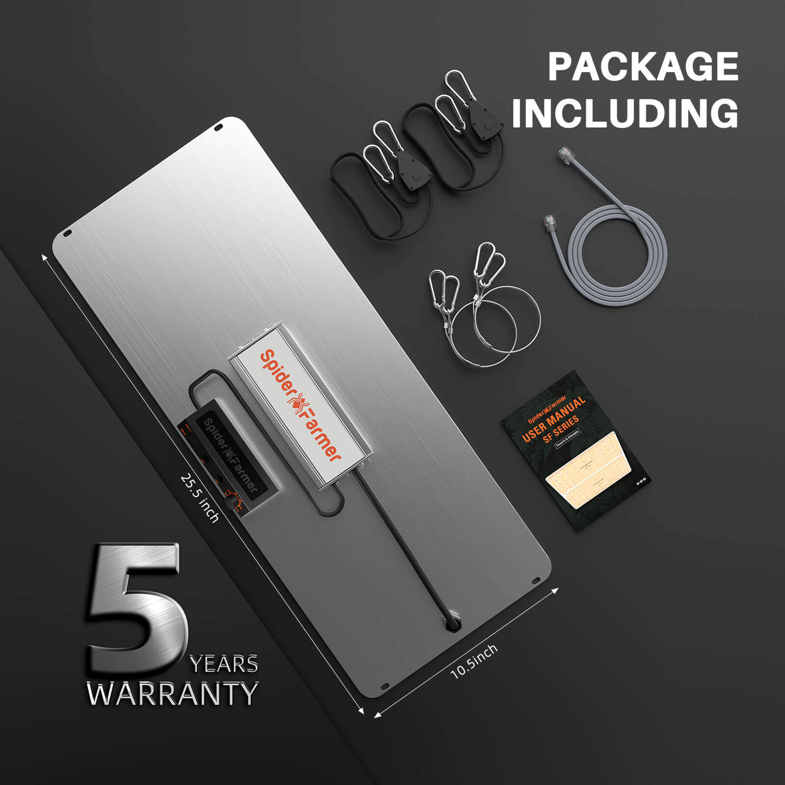 Spider Farmer SF2000 Samsung 301H EVO LED 植物育成ライト | 高効率