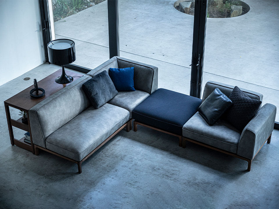 Oka 肘無 ワイド2PソファL09110F – 冨士ファニチア オンラインストア