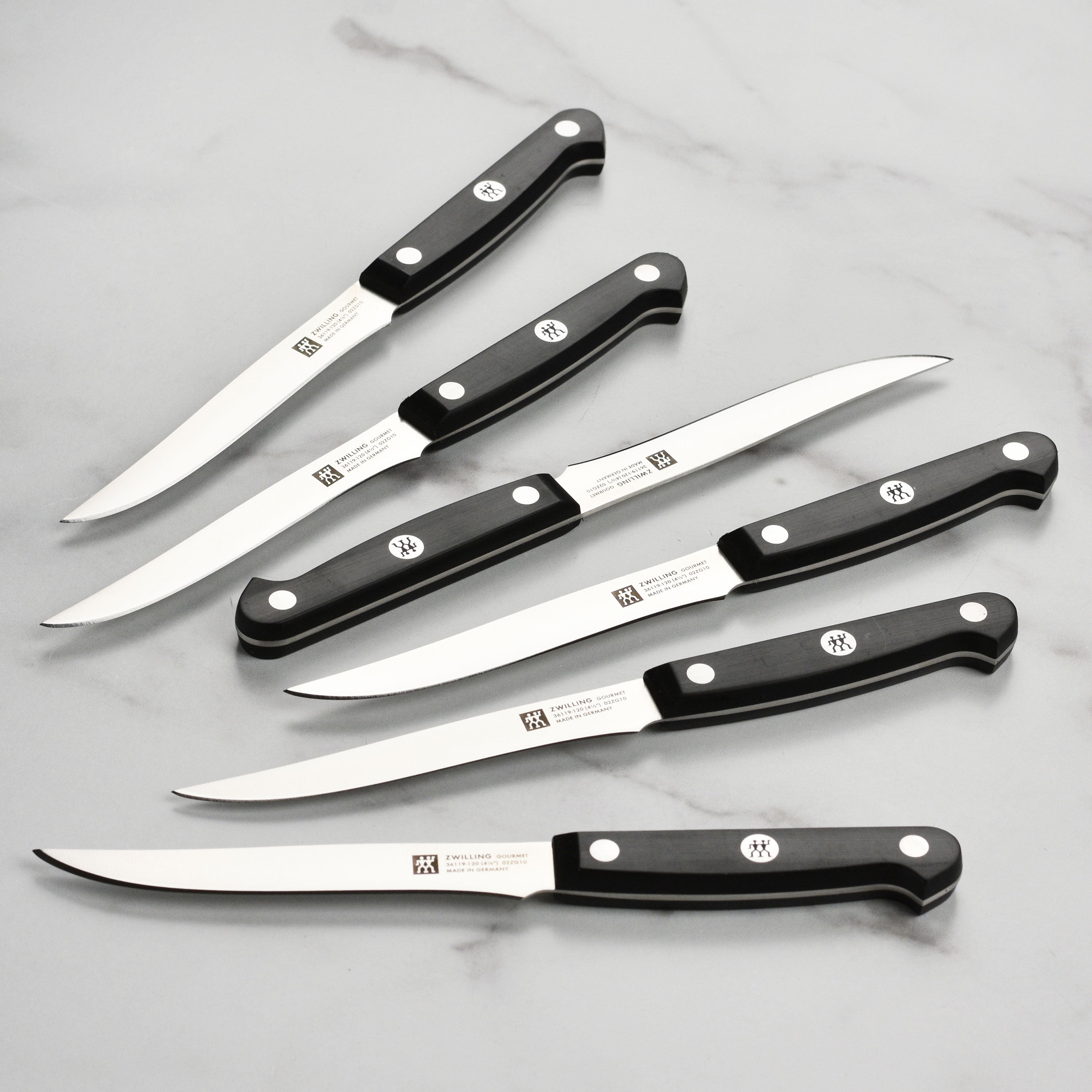 J.A. Henckels Gourmet Steak Knives - 8 Piece Set with Block
