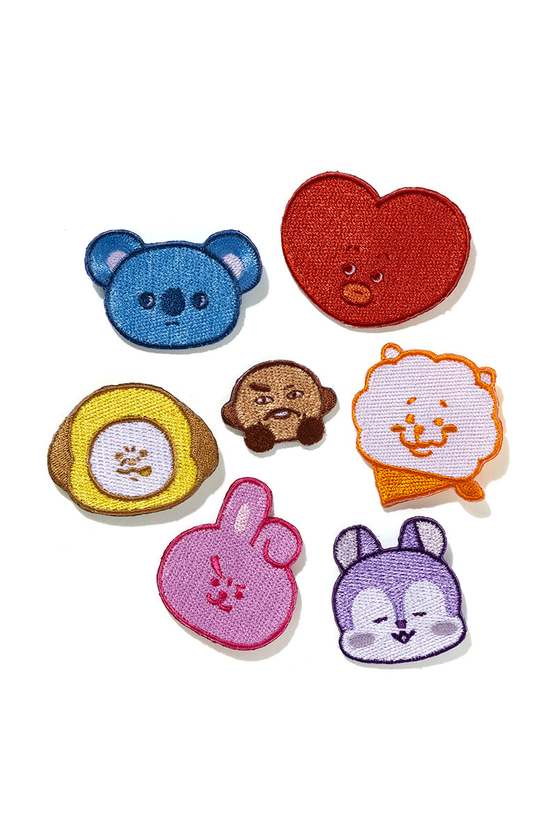 刺繍バッジ(ゆるフェイス) SHOOKY – LINE FRIENDS SQUARE JAPAN OFFICIAL