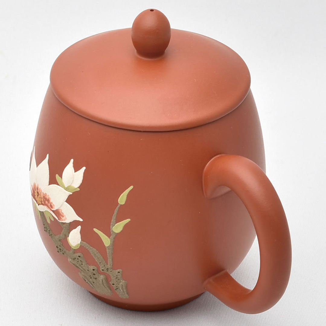 宜興紫砂 玉蘭花蓋杯マグカップ｜中国茶器の専門店・天香茶行