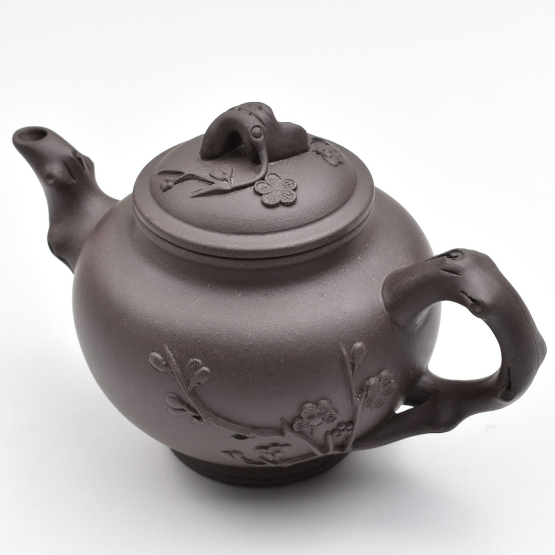 中国急須 宜興紫砂壺 梅報春（王建英・濃茶）｜中国茶器の天香茶行