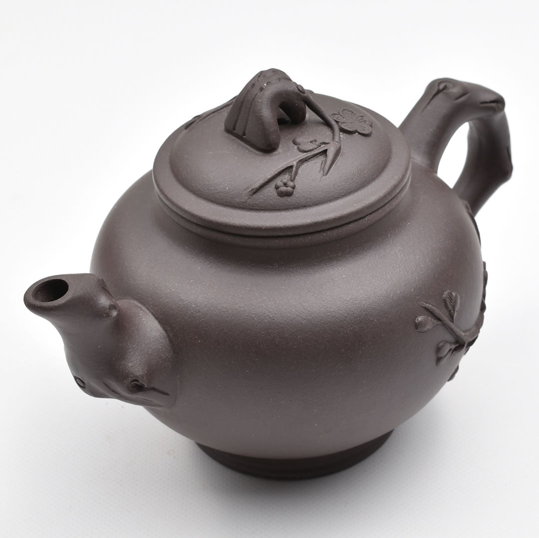 中国急須 宜興紫砂壺 梅報春（王建英・濃茶）｜中国茶器の天香茶行