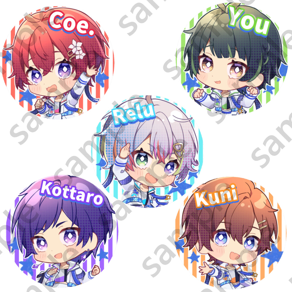 すたぽら ランダム缶バッジ 第2弾 - すたぽらしょっぷ【公式グッズ