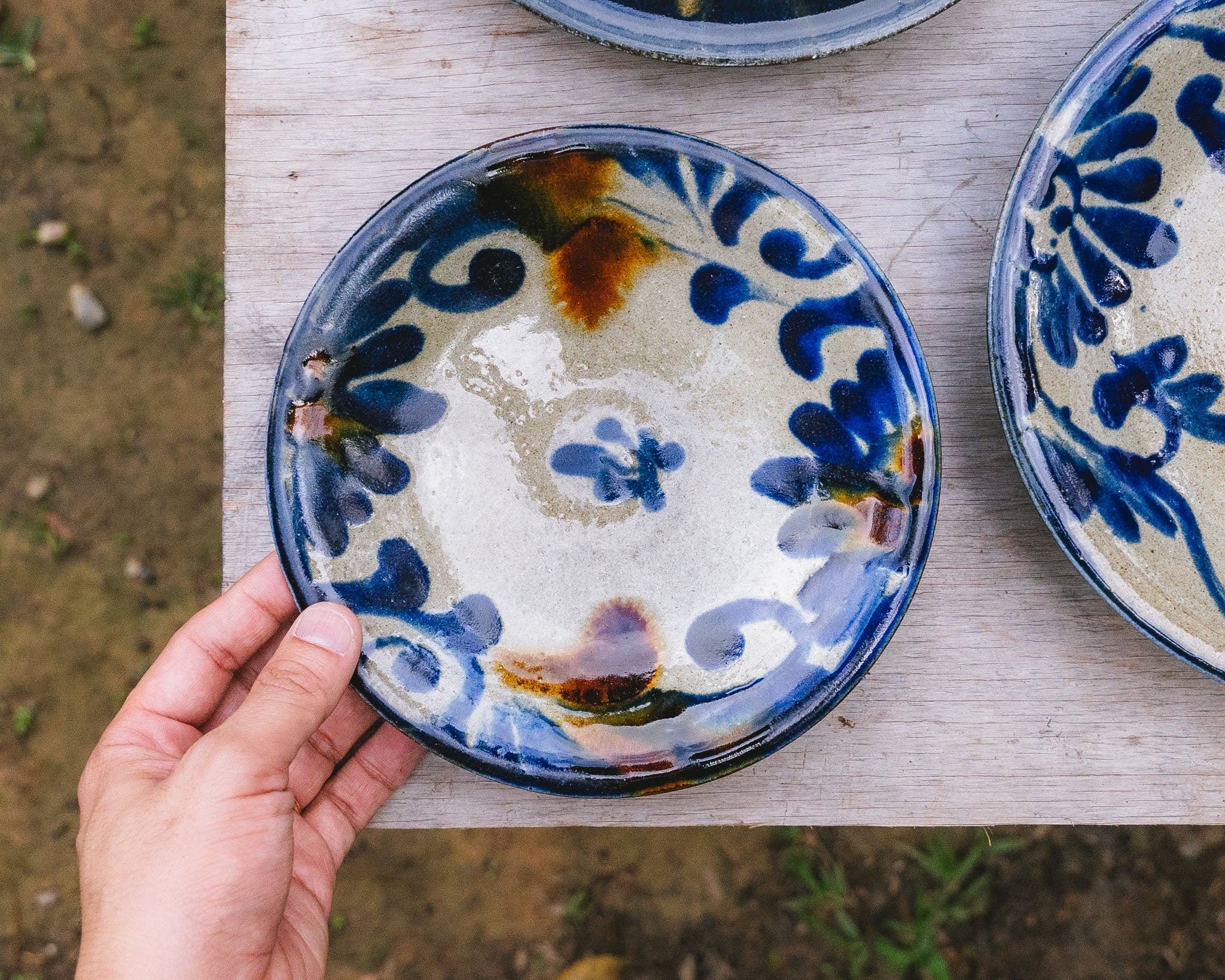 横田屋窯 皿 3.5寸 A – mono+iku 育む、暮らしの道具店