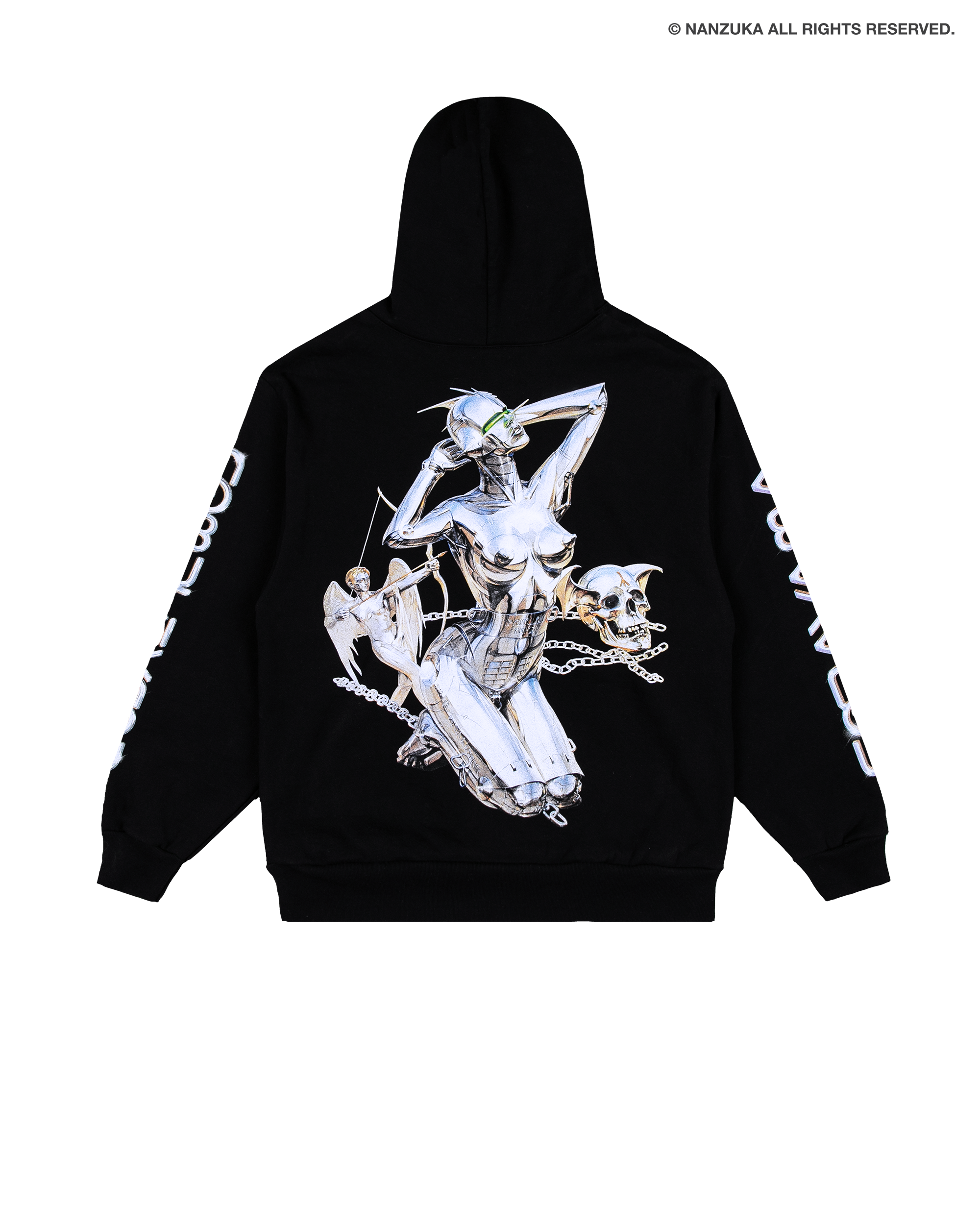 Complex | Hajime Sorayama | Skull Zip Up Hoodie | Hoodies
