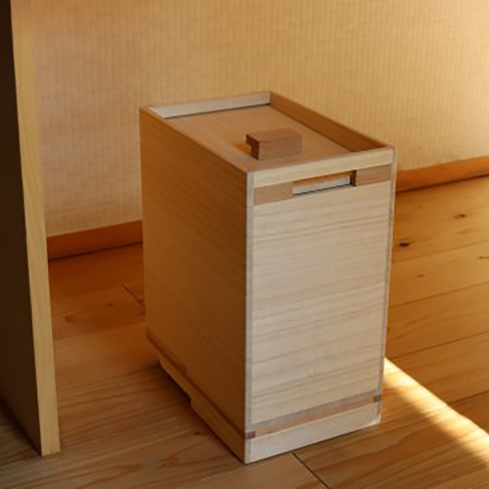 増田桐箱店 桐の米びつキャスター付 10kg ｜のレン神楽坂【公式通販