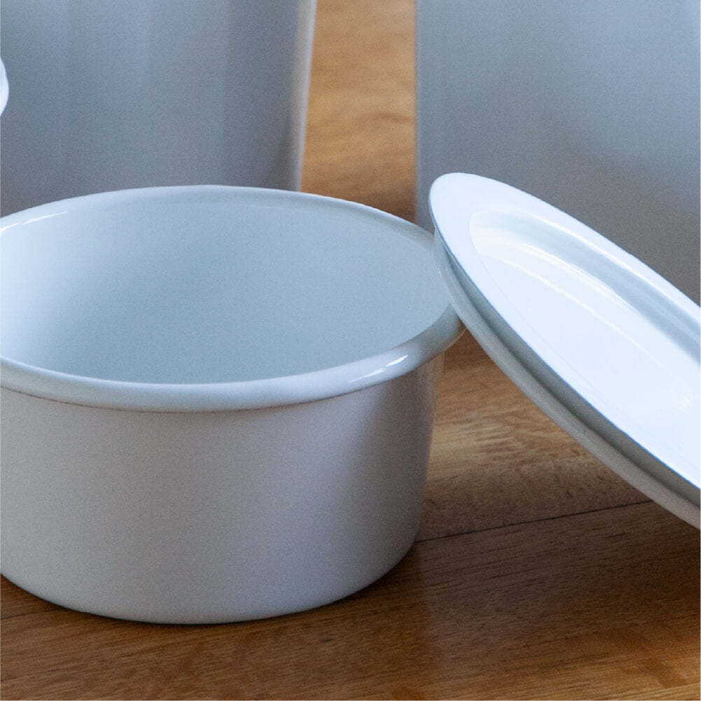 懐かしさ漂う琺瑯容器】 kaico maru SS ｜のレン神楽坂【公式通販