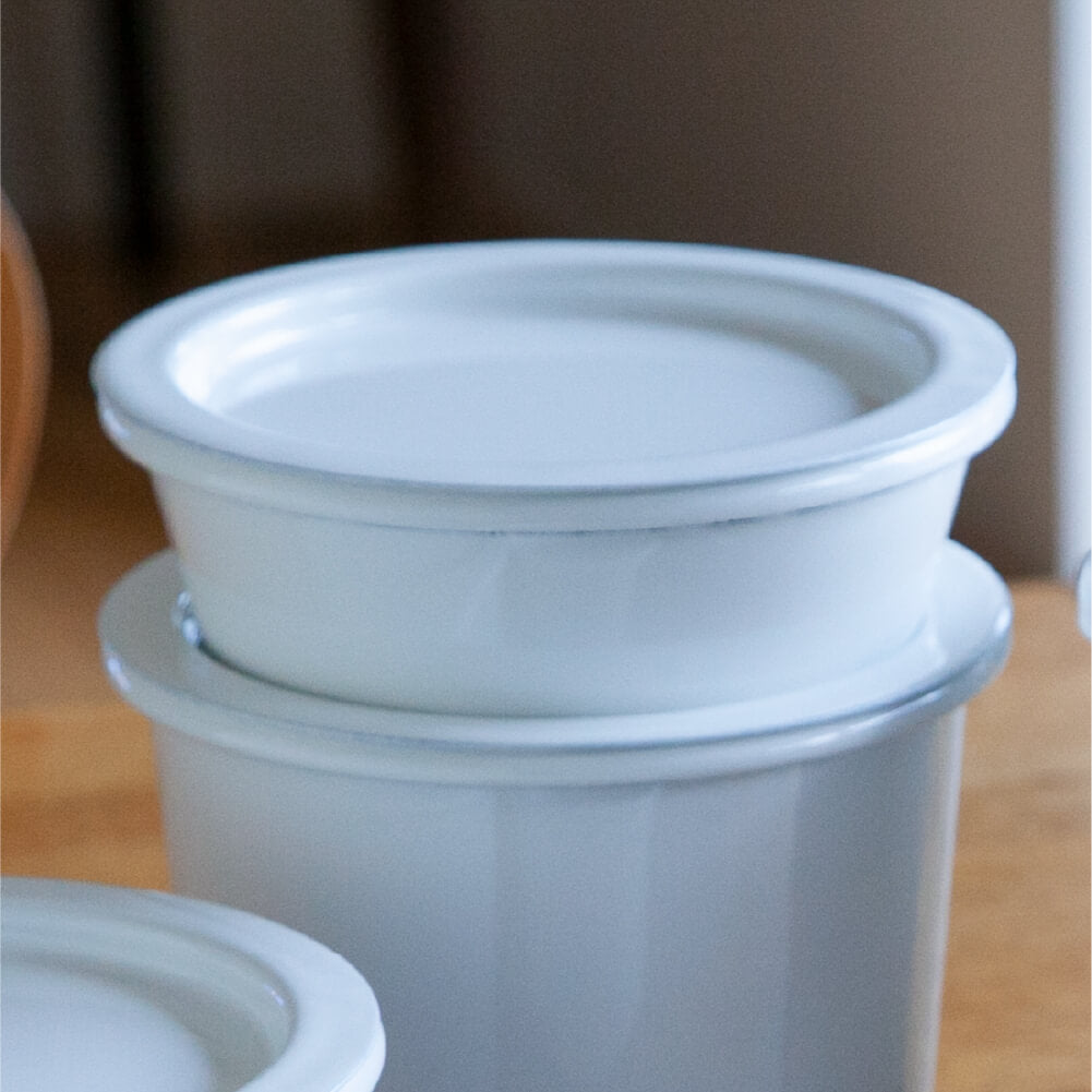 懐かしさ漂う琺瑯容器】 kaico maru SS ｜のレン神楽坂【公式通販