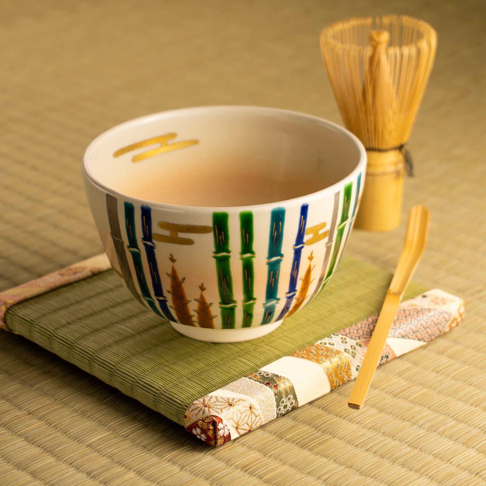 京都 清水焼】抹茶碗 鳥獣戯画「春の宴」 宗絢｜コトポッター