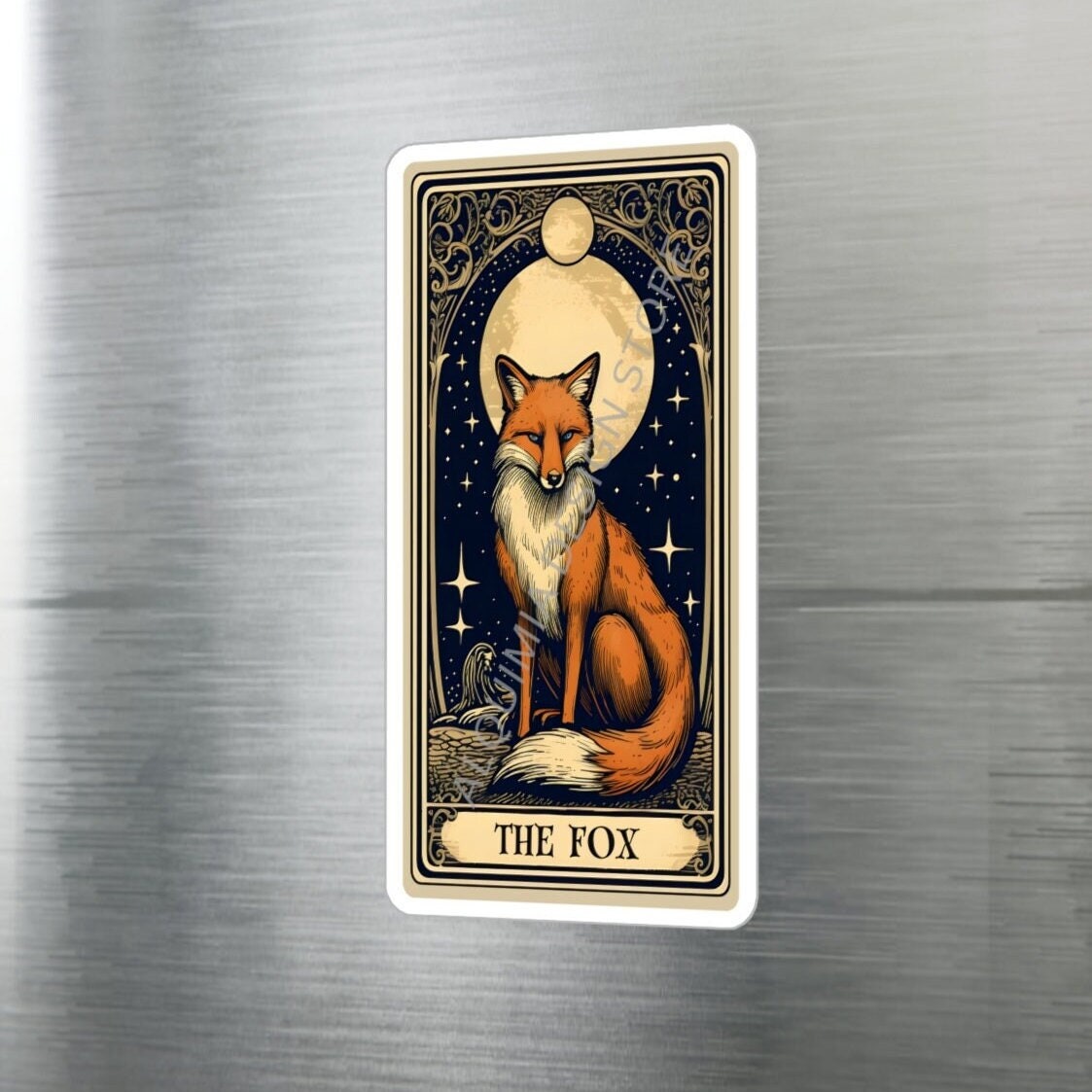 The Fox Tarot Card Sticker 3