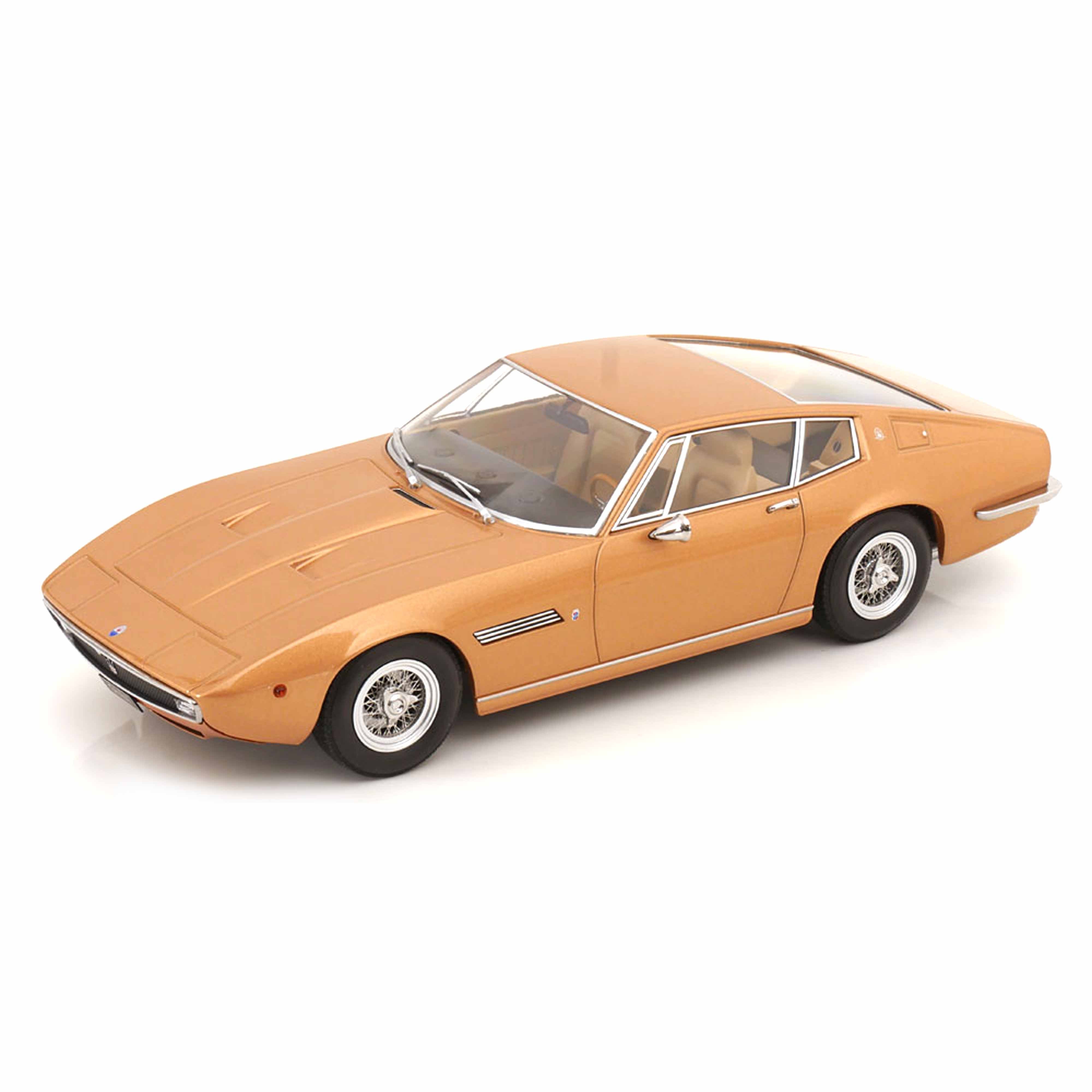 Maserati Ghibli Coupe 1969 Gold Metallic 1:18 – Norev