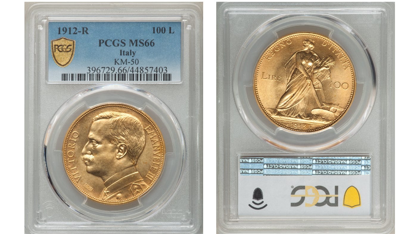 ヴィットーリオ・エマヌエーレ3世の「豊穣の女神」！コインコレクター