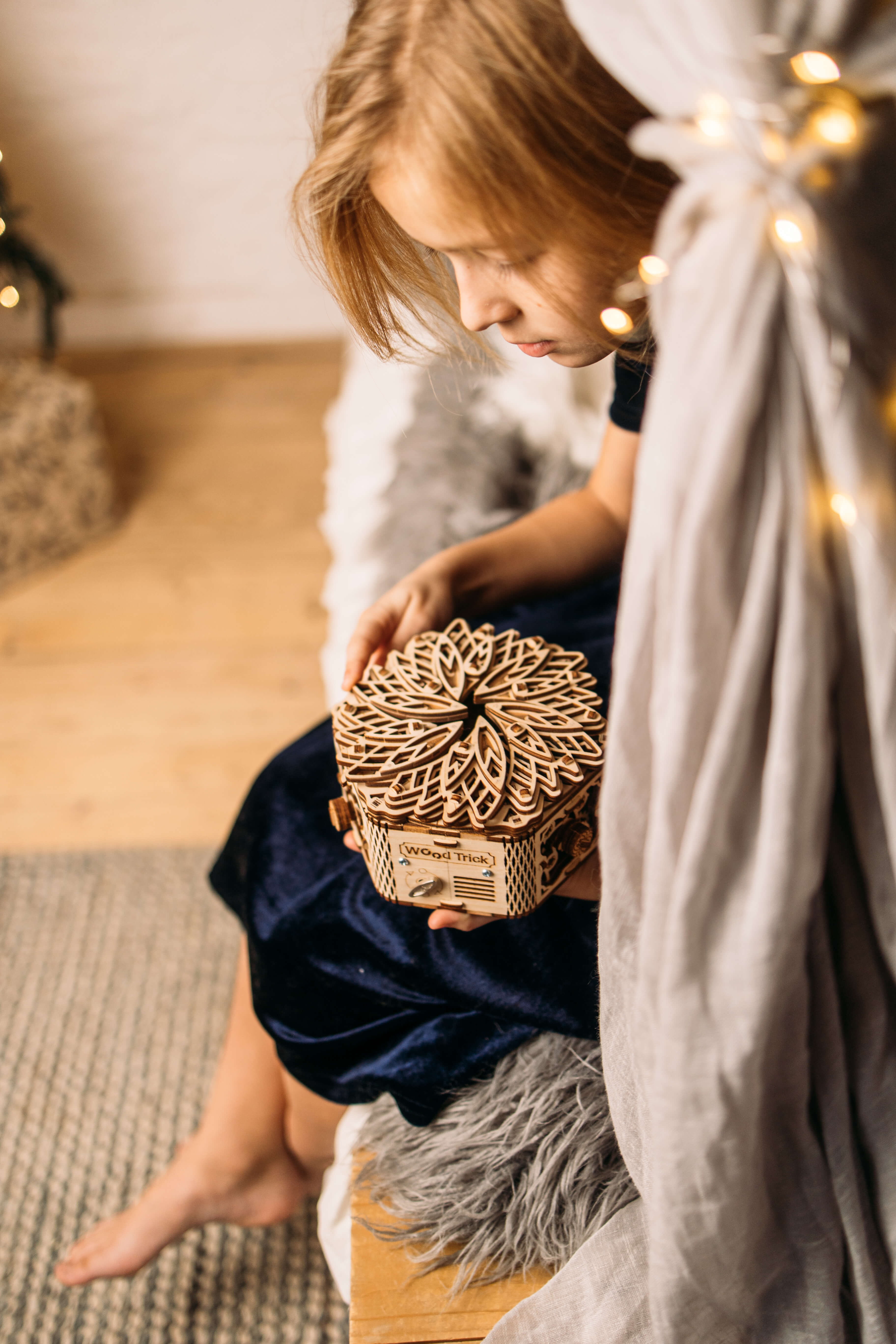 Mystery Flower Wood model kit ✔️ WoodTrick – Wood Trick