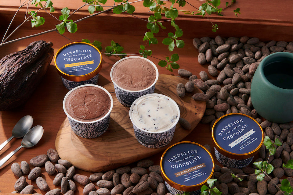 カカオを使ったアイスクリーム&ソルベをオンライン限定で販売開始