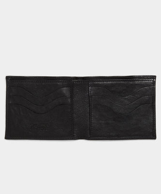 Il Bisonte Leather Bi-fold Wallet in Caffe