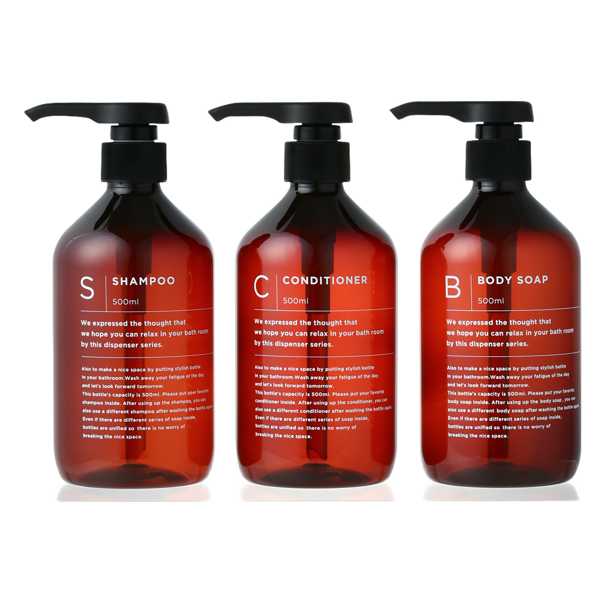 ディスペンサーセット ブラウン（3本セット） | Francfranc（フラン