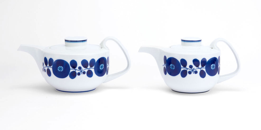 ブルーム ティーポット(小) | 白山陶器直営オンラインストア