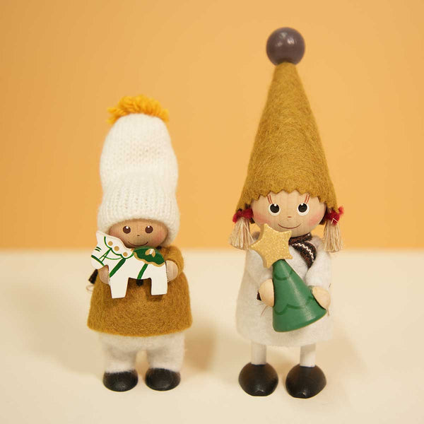 NORDIKA nisse ノルディカ ニッセ クリスマス 木製人形 ( ツリーを持っ