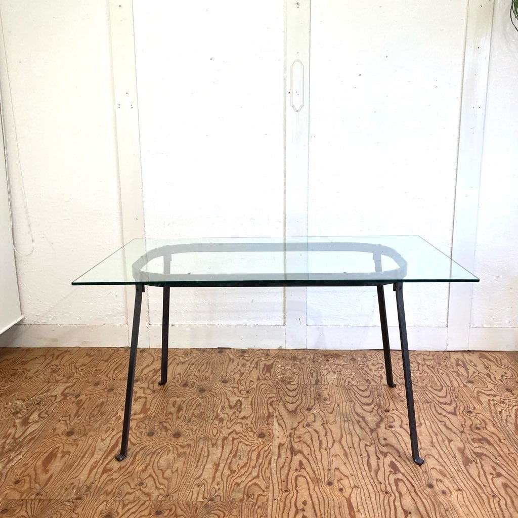 無印良品 / muji ガラス天板 ダイニングテーブル エンツォ・マーリ