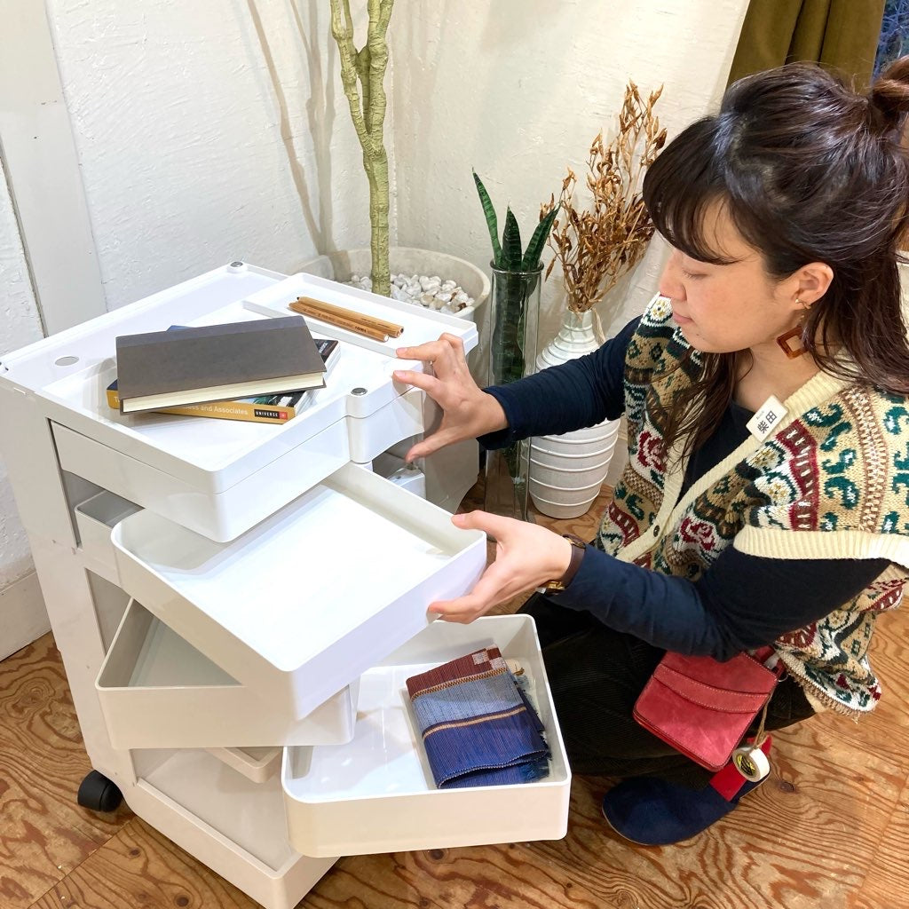 B-LINE ボビーワゴン 3段5トレイ ホワイト ジョエ・コロンボ