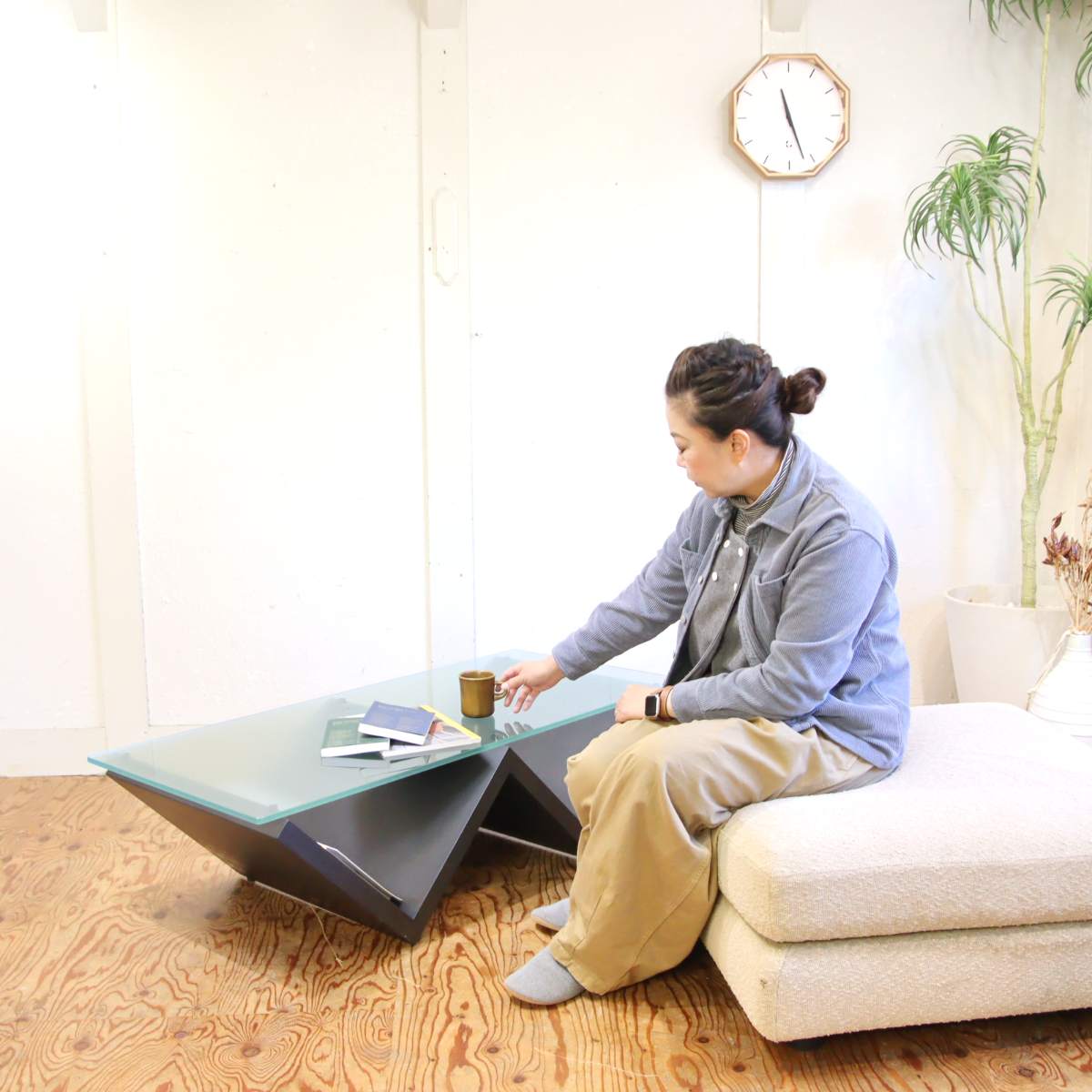 アルフレックス / arflex モンターニャ ガラステーブル ローテーブル