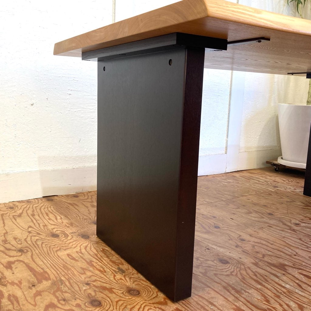 柏木工 無垢材 ダイニングテーブル 150㎝ 飛騨 展示品 オーク タモ