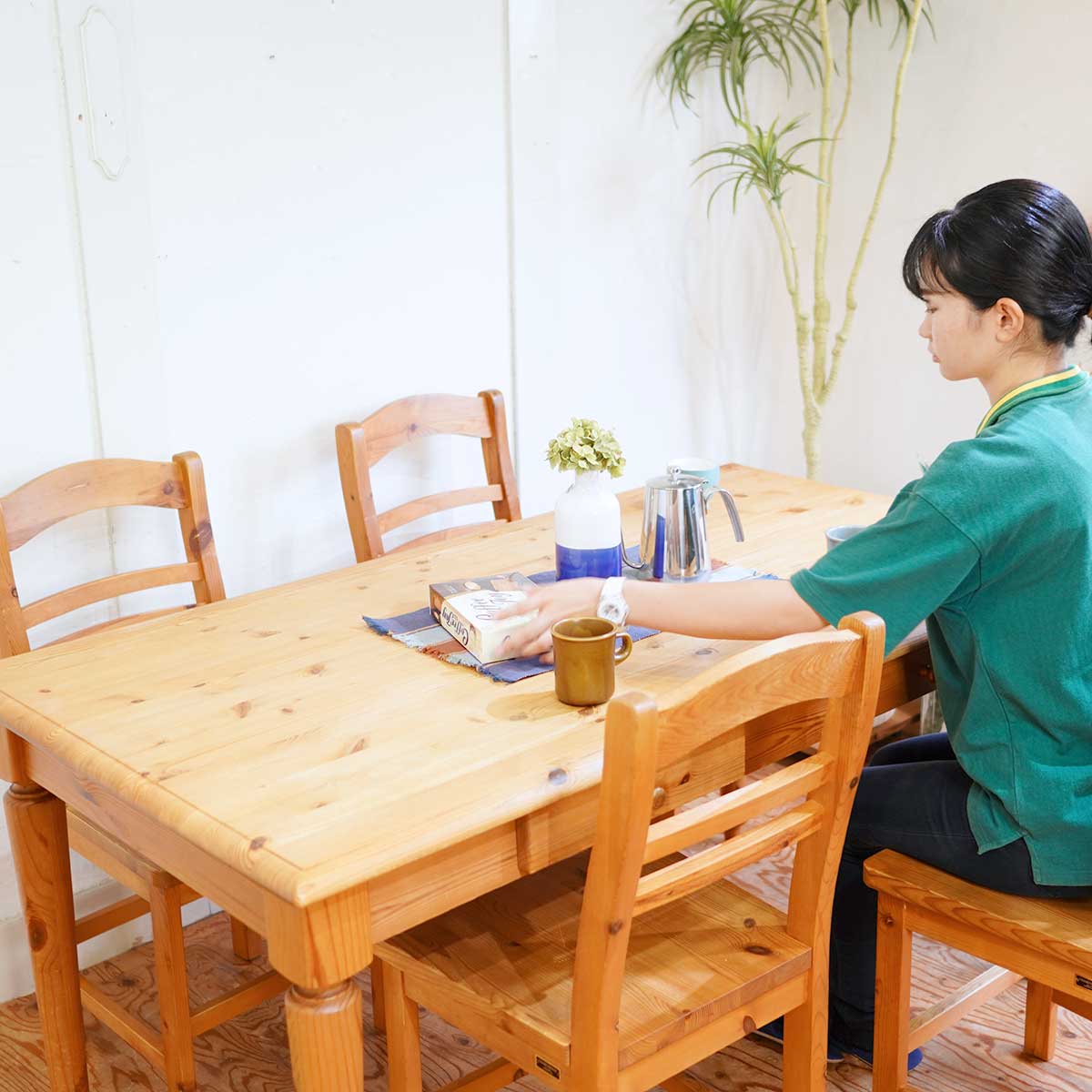 シャルドネ / CHARDONNAY ダイニング 5点セット テーブル チェア