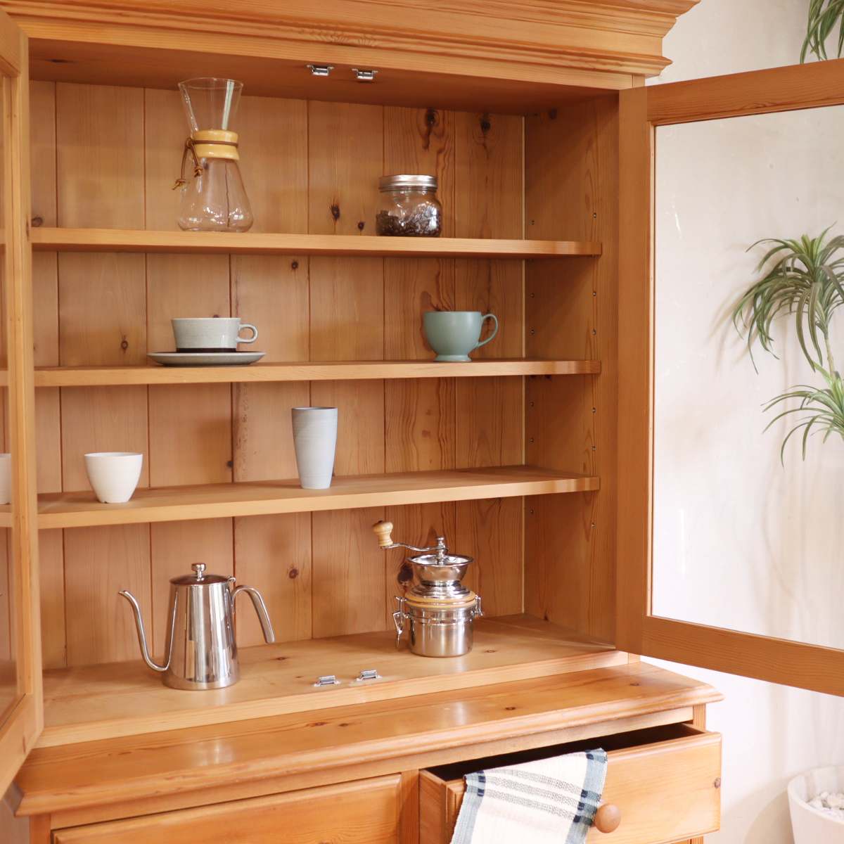 ザ・ペニーワイズ / THE PENNY WISE カップボード 食器棚 パイン材 PWC