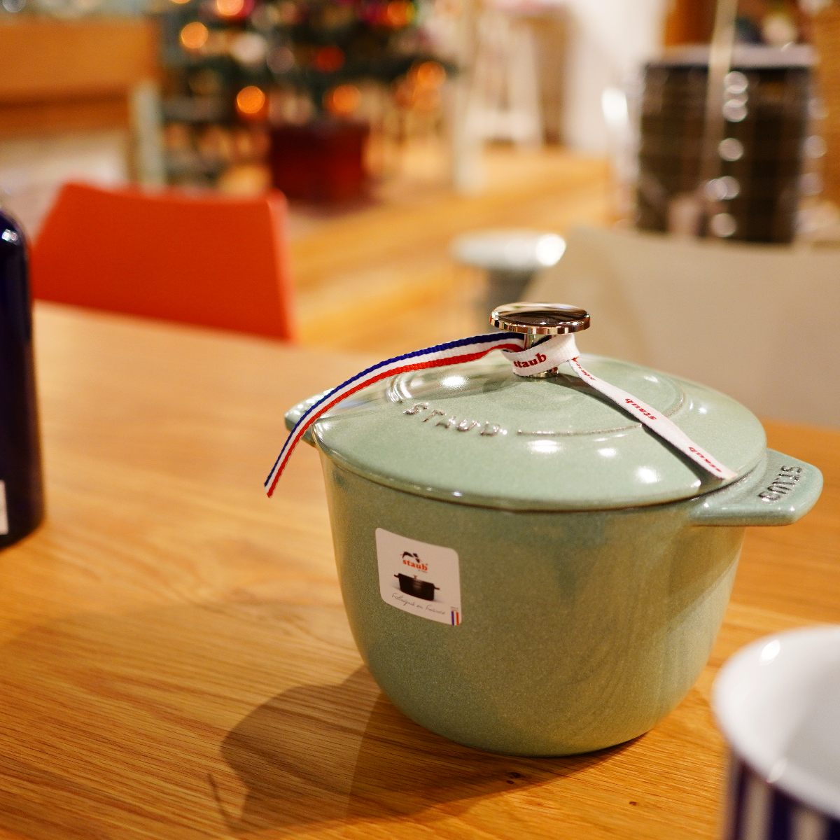 ストウブ / STAUB ピコ ココット 鋳物ホーロー鍋 18cm 赤 中古 料理