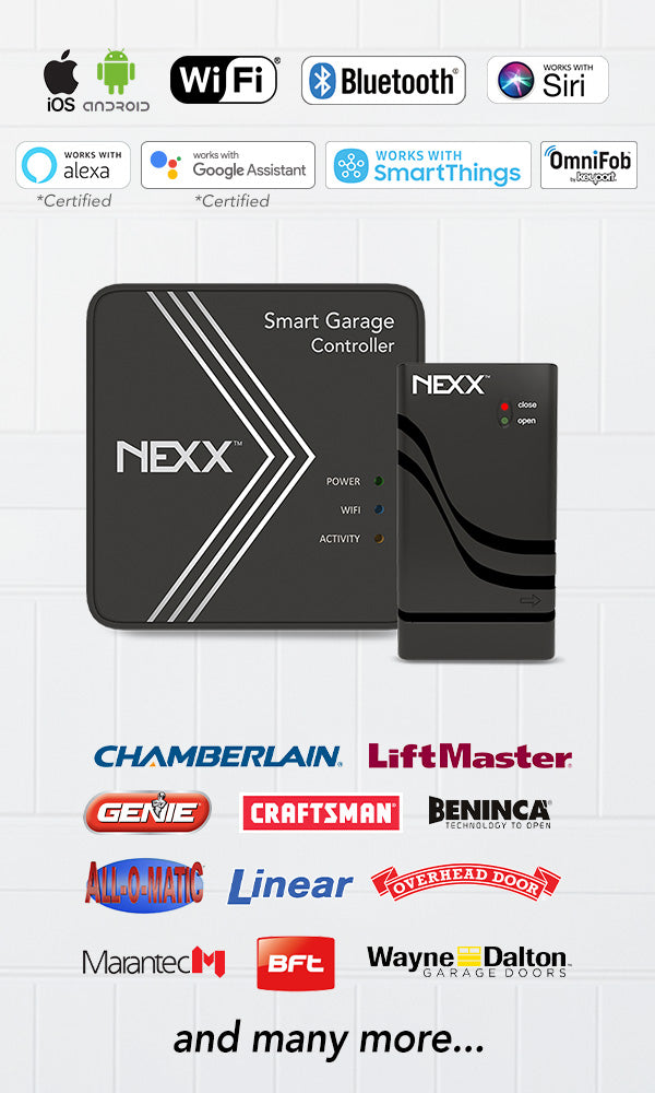 Nexx Smart Wi-Fi Garage Door Controller NXG-300 | Nexx