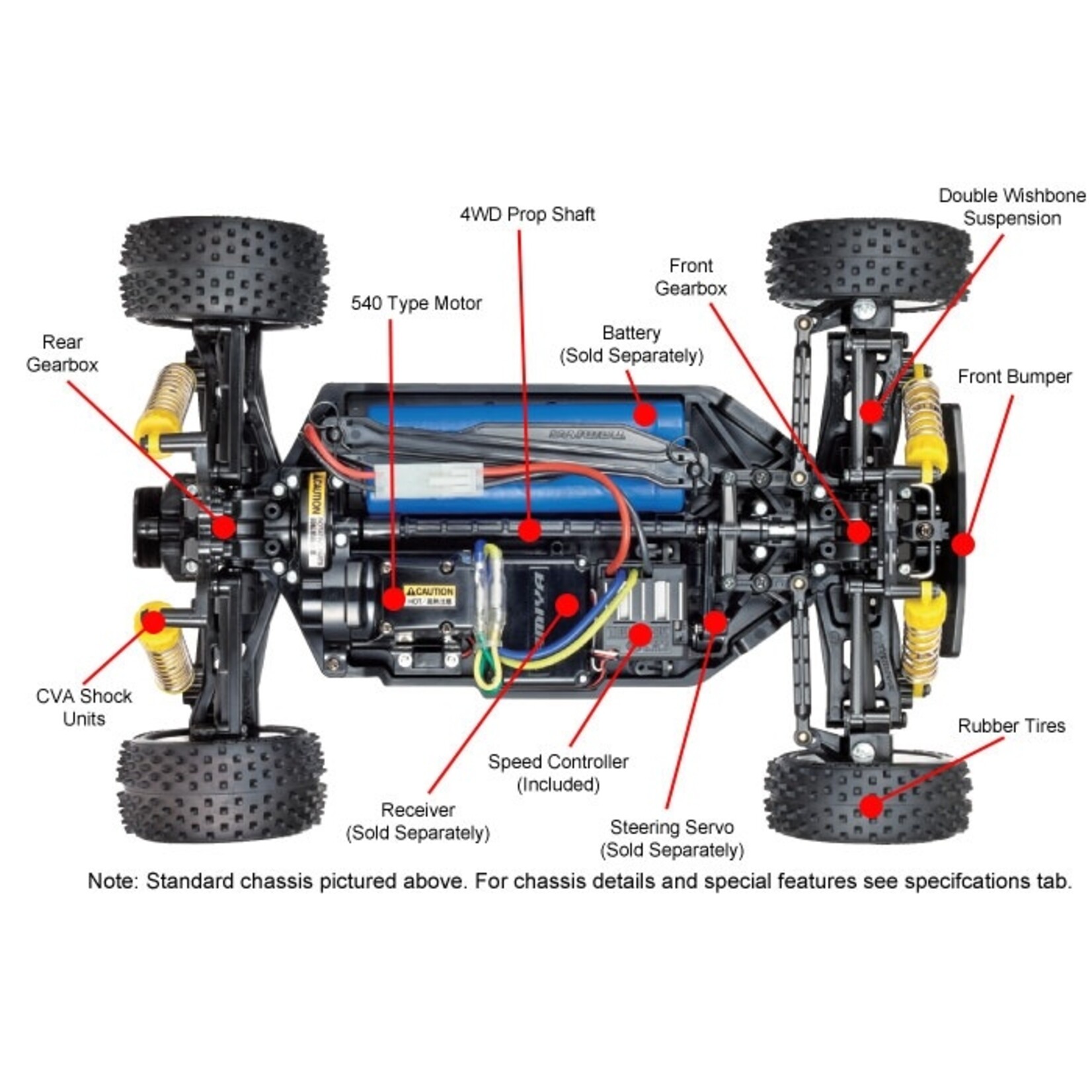 Tamiya 58568 - 1/10 Neo Scorcher - TT-02B Chassis Kit - Hub Hobby