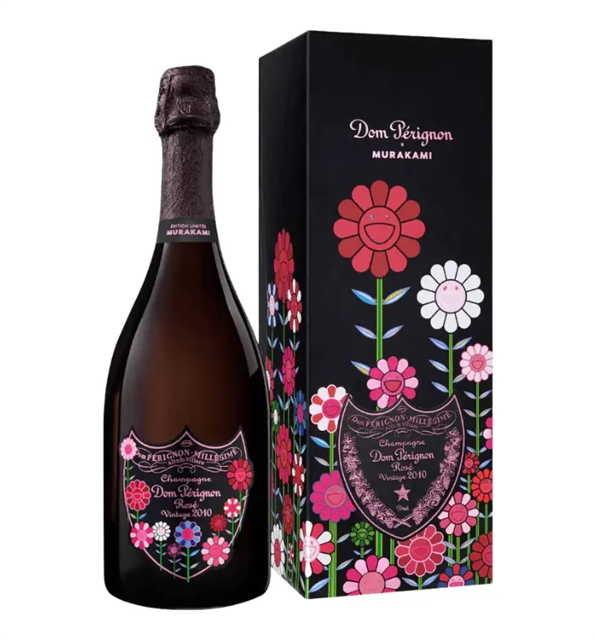 Dom Perignon Murakami Brut Rose Champagne Gift Box 2010 $499