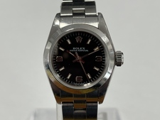 大阪心斎橋店で、ロレックスの黒文字盤アラビア数字＆バーインデックス