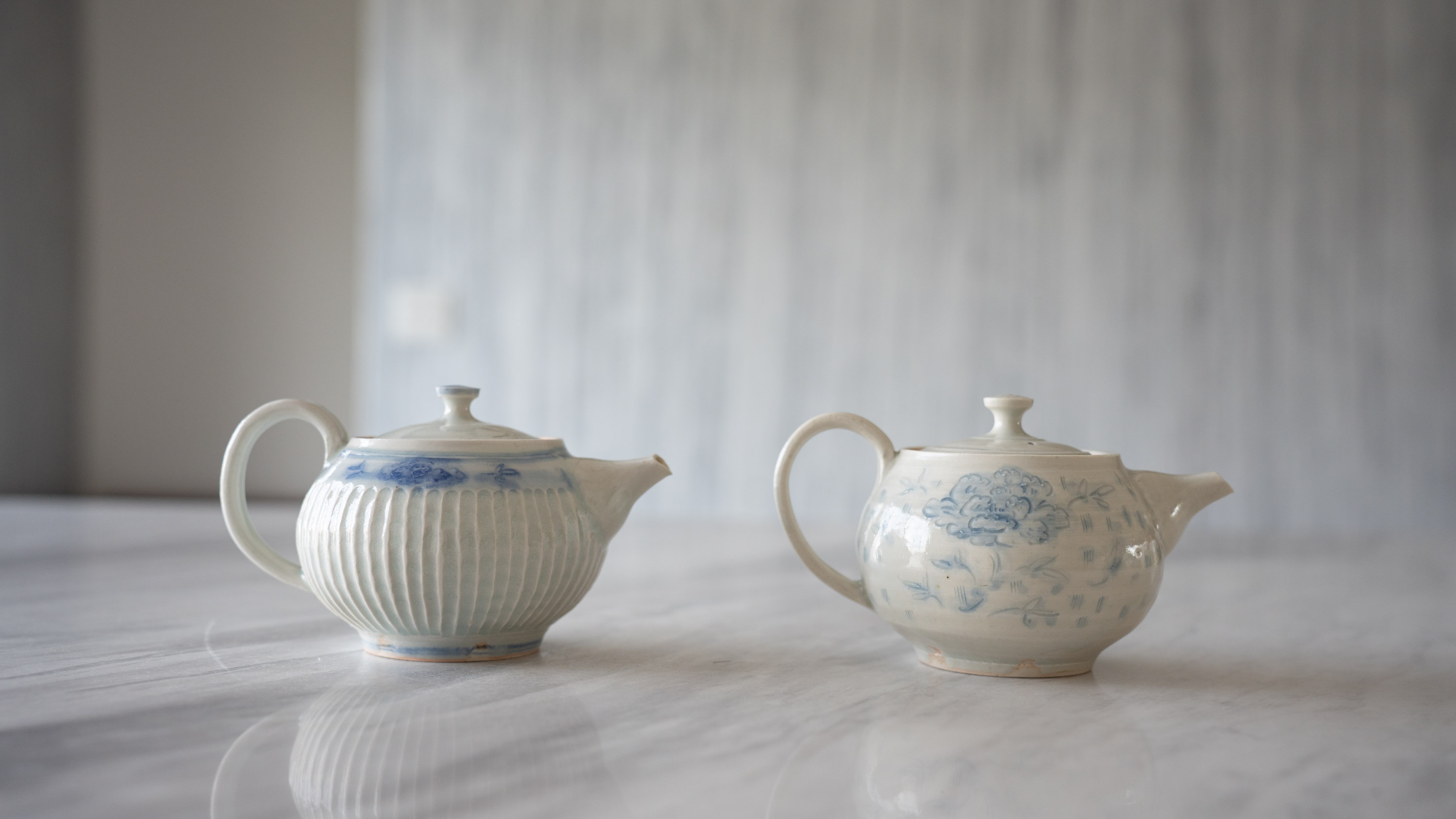 日本陶藝作家鈴木円香手工青花茶壺– okinishop