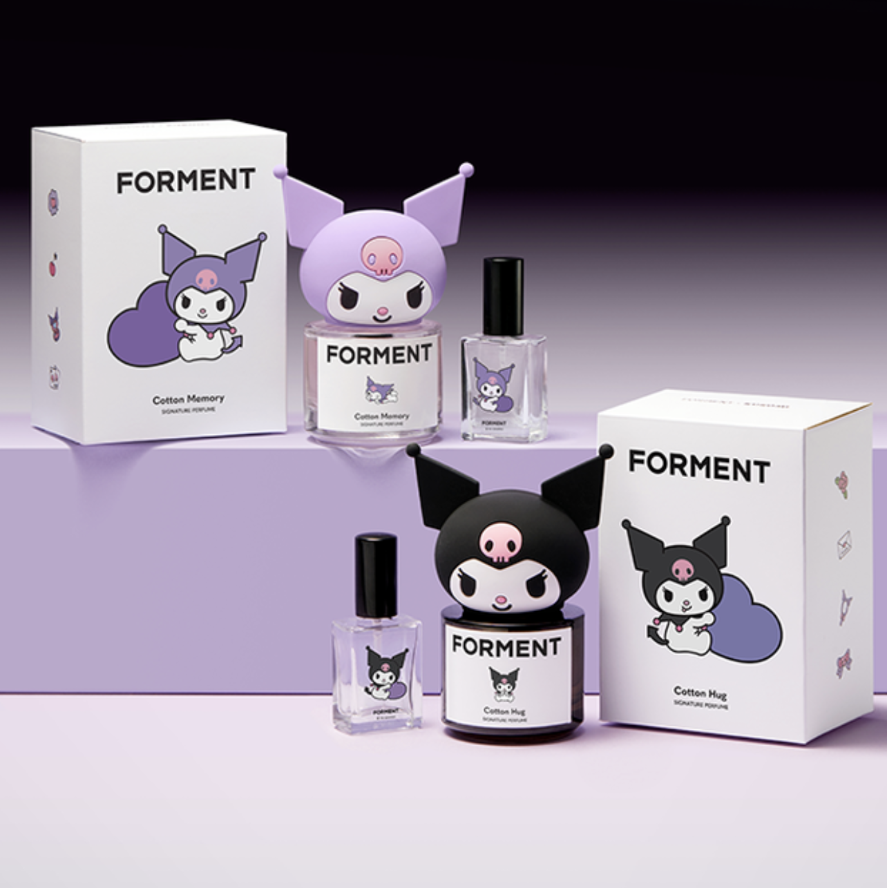 PREORDER] FORMENT X KUROMI Edition Signature Perfume 50mL (FREE
