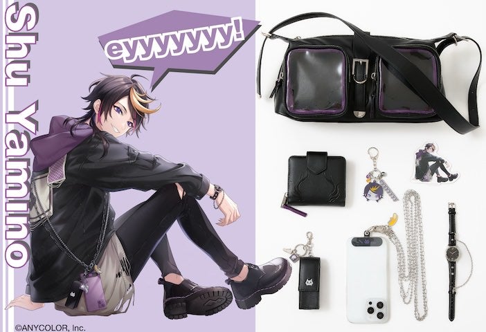 NIJISANJI EN』闇ノシュウ＆エリーラ ペンドラのアパレルグッズ登場